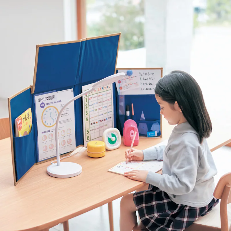 日本千趣會 - 專注力自修學習隔板-藍 (101x54.5cm)