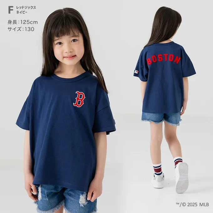 日本 Chil2 - MLB聯名 純棉短袖上衣-聖地牙哥教士-摩卡棕