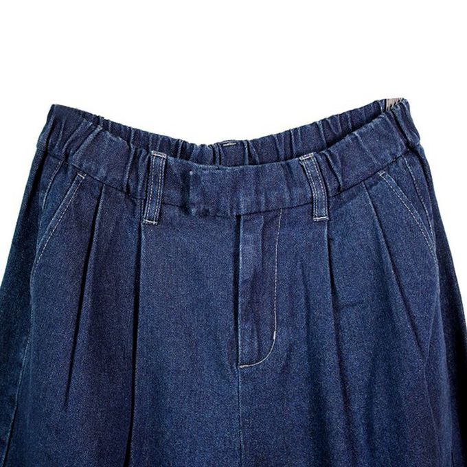 日本女裝代購 - [熱銷款] 超藏肉休閒錐形美腿褲-丹寧-淺藍