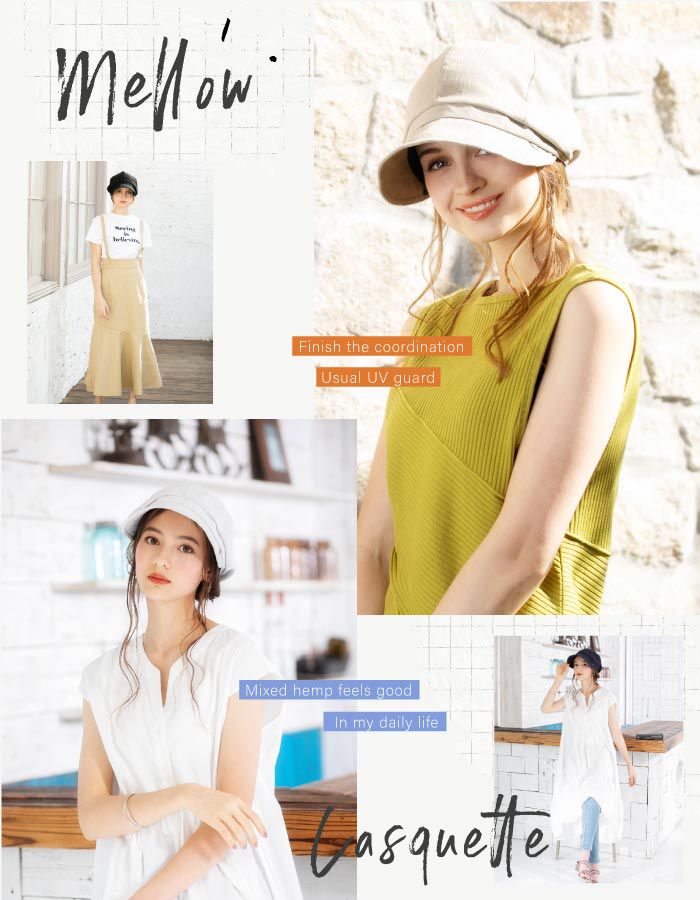 日本 Loo&c - 小顏效果 100%遮光抗UV涼感遮陽帽-海軍藍