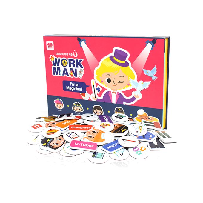 韓國 Ariati - 磁性拼圖書-職業配對