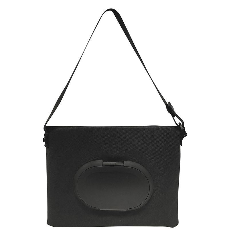 akachan honpo - 兩用FUTAP濕紙巾收納袋PLUS-黑色