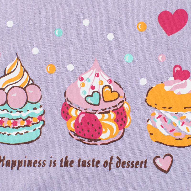 純棉短袖上衣-夢幻蛋糕-紫色