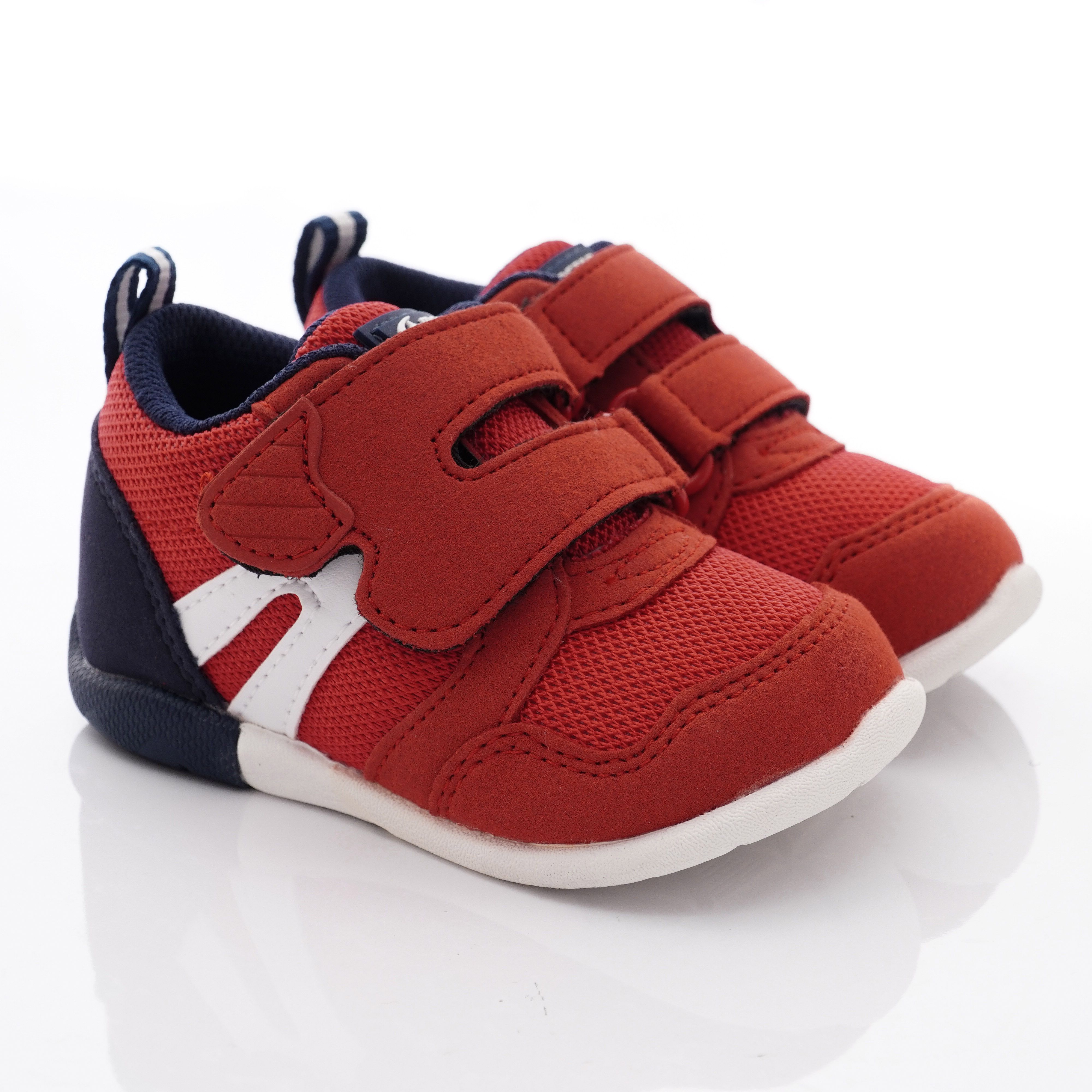 Moonstar日本月星 - 機能童鞋-HI系列3E學步鞋(寶寶段)-暗紅