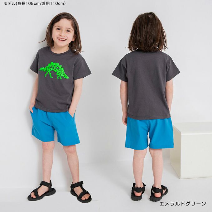 日本 BRANSHES - 水陸兩穿 輕便彈力休閒短褲-紫