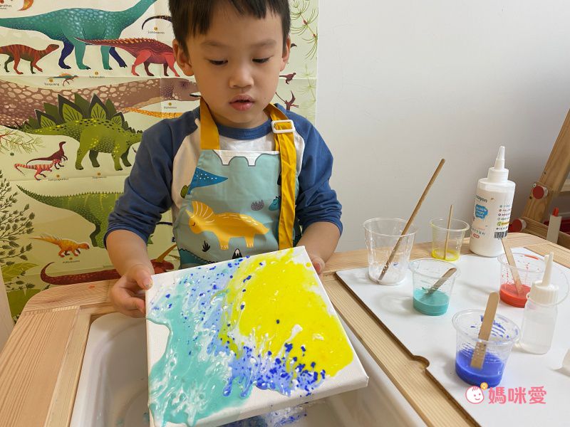 kidzcrayon - 兒童無毒顏料(手指膏/流體畫)250ml補充瓶-白