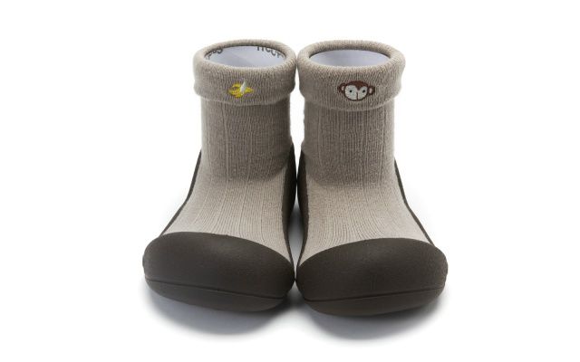 韓國 Attipas - 襪型學步鞋-動物之森-小猴子