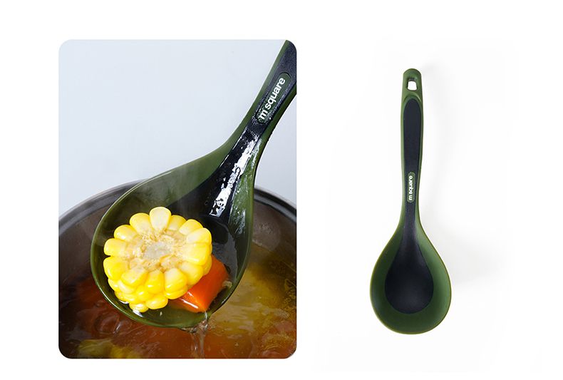 M Square - 矽膠湯匙-大地色