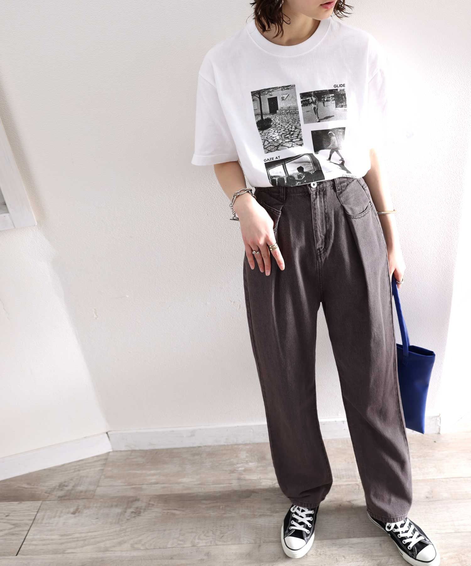 日本 Classical Elf - [熱銷NO.1]  舒適顯瘦打褶長褲-黑