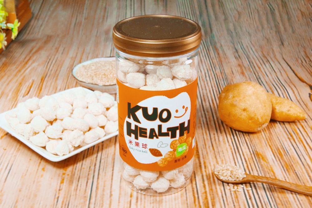 郭老師養生料理 - 地瓜米果球 八個月以上適用-40g/罐