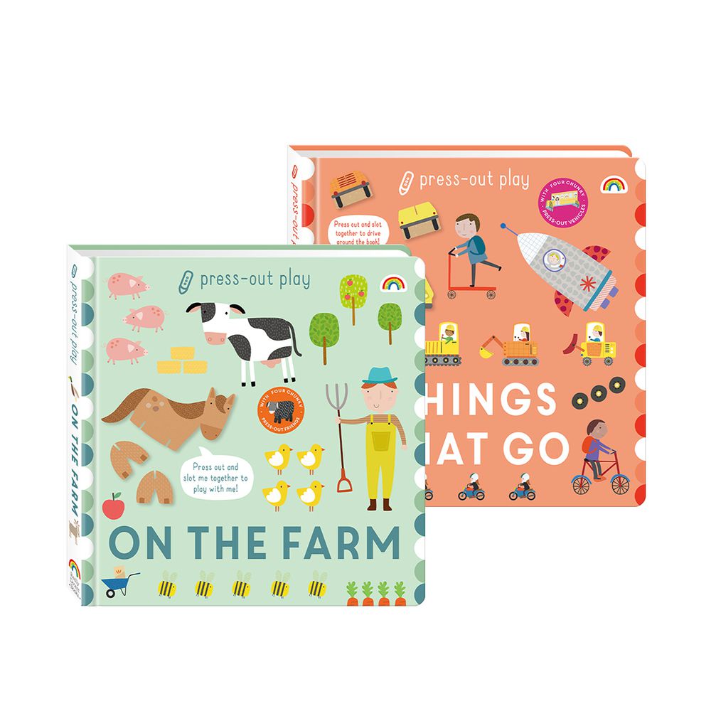 press-out play 立體拼圖遊戲書(點讀筆需另購)