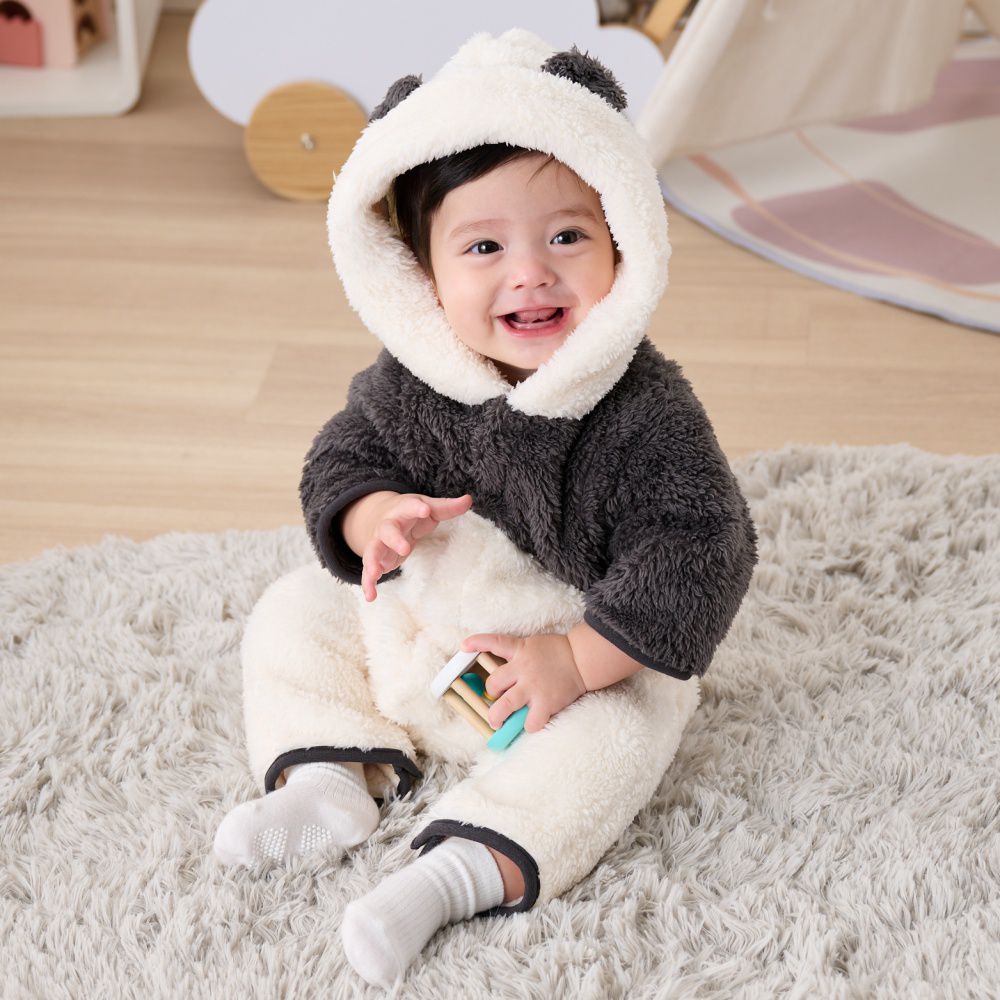 長袖趣味兔裝-動物-深灰色