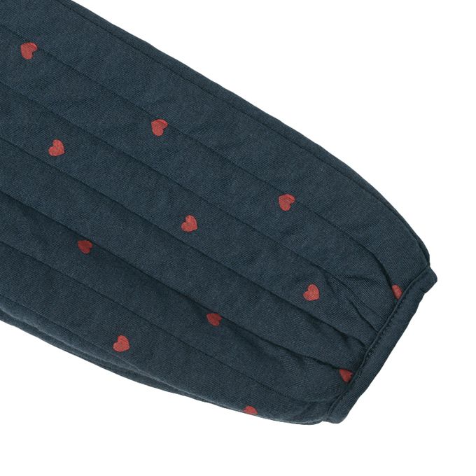 akachan honpo - 鋪棉夾克-滿版印花-深藍色