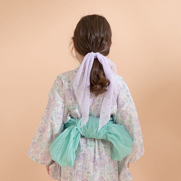 日本 Lycee mine - 粉彩浪漫夏日女孩浴衣-花草-粉紅