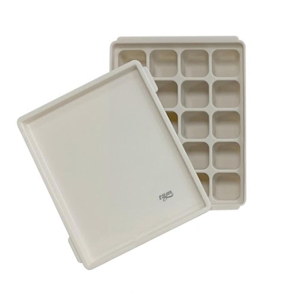 TGM - 粉彩 白金矽膠副食品冷凍儲存分裝盒 (S - 淺灰)