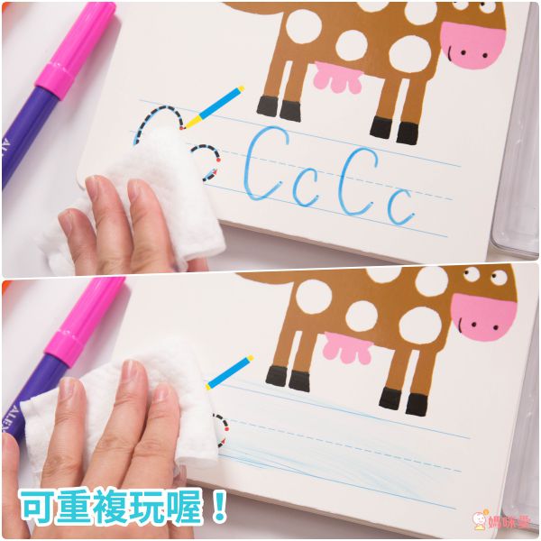 美國 ALEX - 學前練寫本abc&123