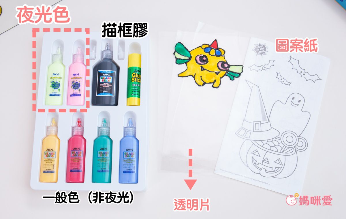 【韓國AMOS】玻璃彩繪膠DIY，零技巧完成夢幻作品