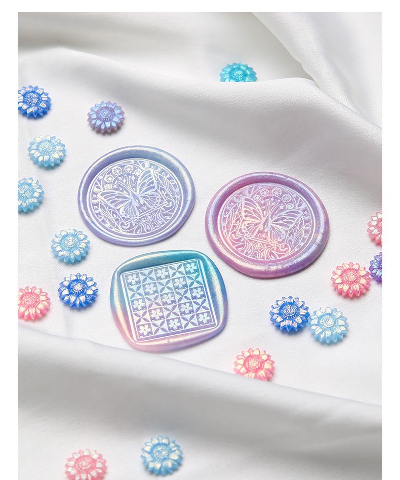 向日葵極光火漆章蠟粒-亮粉