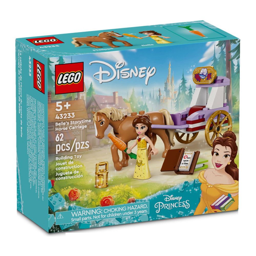 樂高 LEGO - LEGO樂高 LT43233 Disney Princess 迪士尼系列 - 貝兒的故事時間及馬車