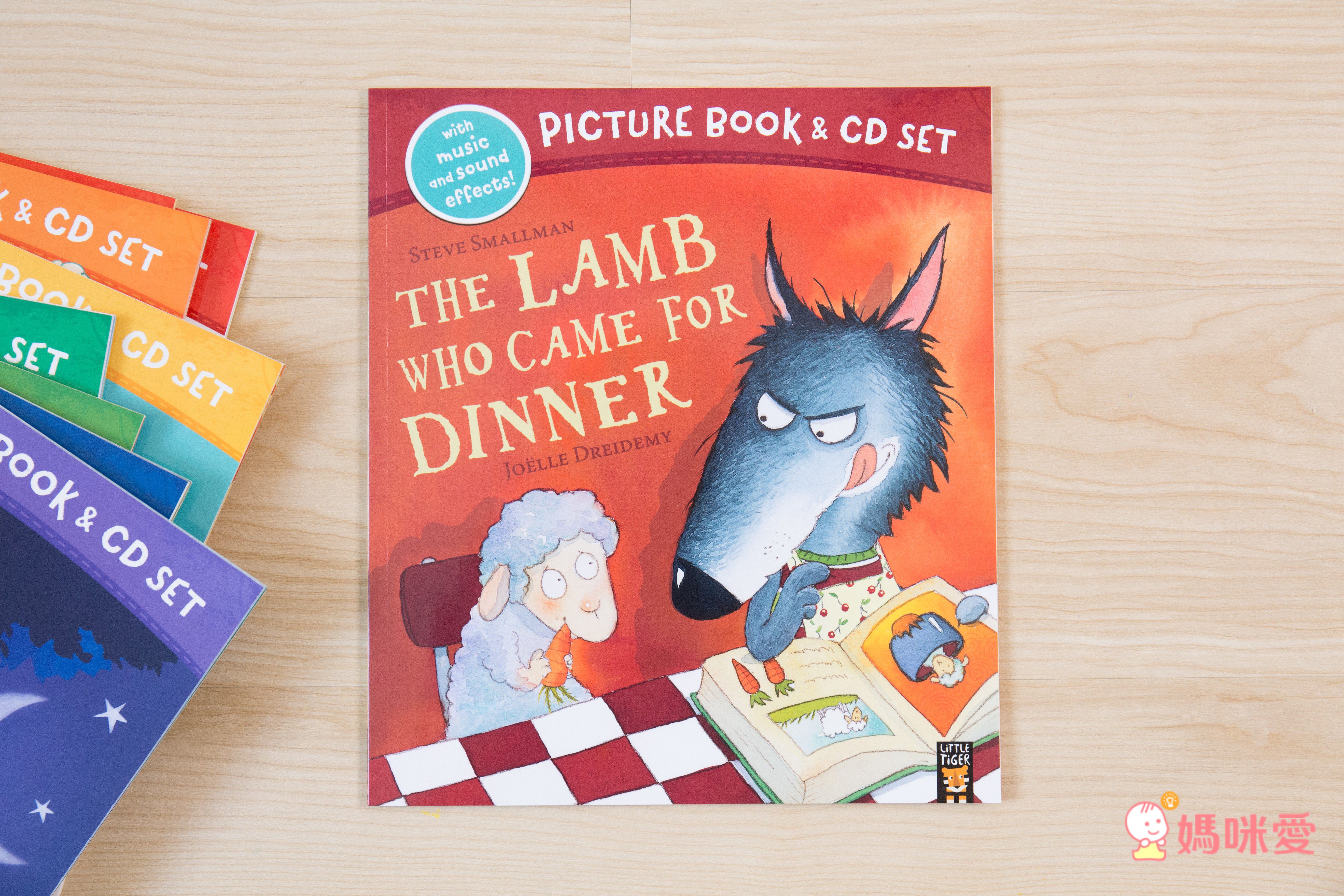 【最受歡迎的有聲英文書單】英文繪本10書＋10CD～大野狼熱銷缺貨款補貨到！