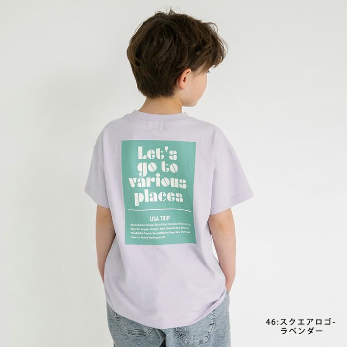 日本 BRANSHES - 清爽標語短袖上衣-手寫logo-白