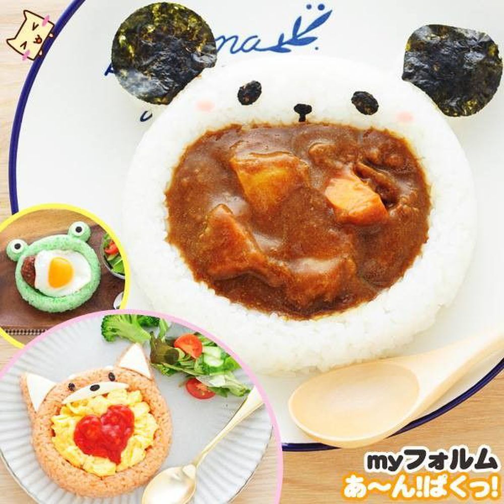 日本 Arnest - 米飯模具組-雙造型醬汁-1份約160g飯量