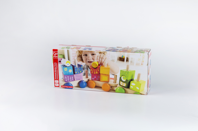 德國 Hape - 奇幻小火車積木