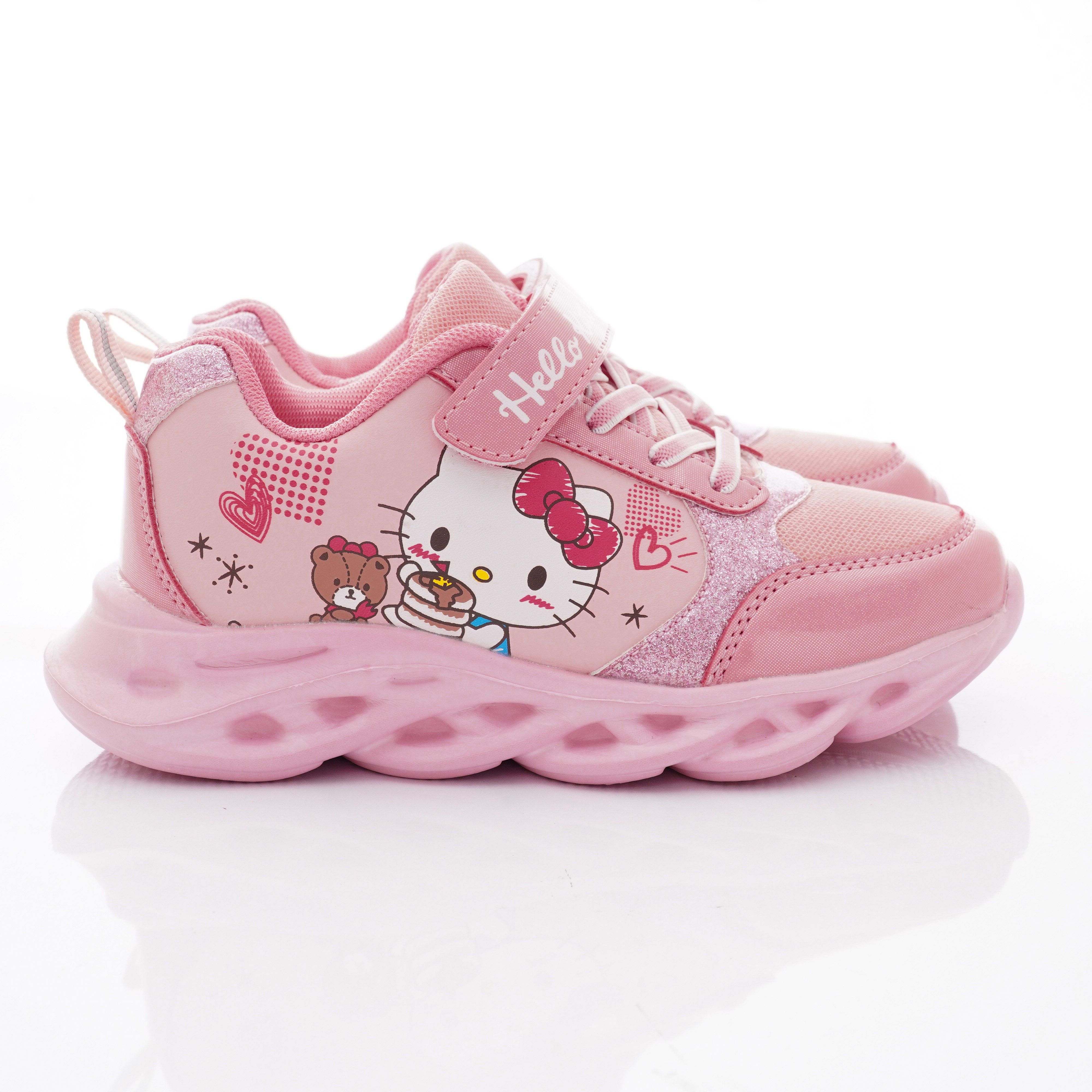 HELLO KITTY - 凱蒂輕量運動鞋款(中大童段)-粉