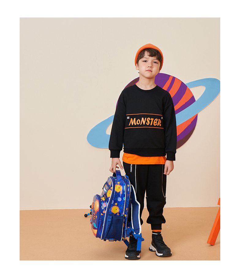 kocotree - 減壓護脊書包_小碼-行星藍