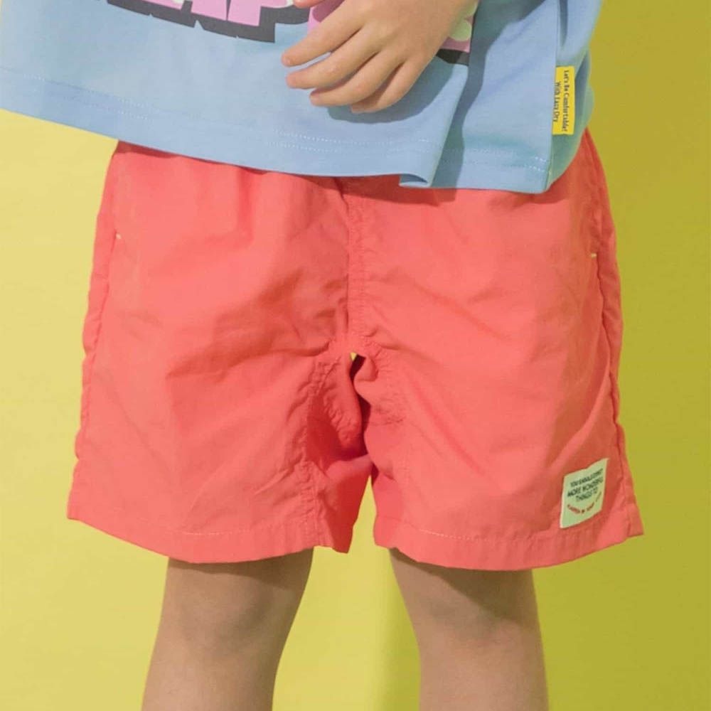 水陸二用 繽紛色短褲(4分丈)-橘粉