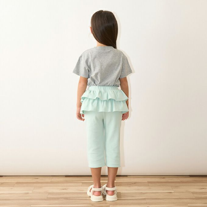 日本 Lycee mine - 100%棉 甜蜜印花短袖上衣-白色小狗-淺藍