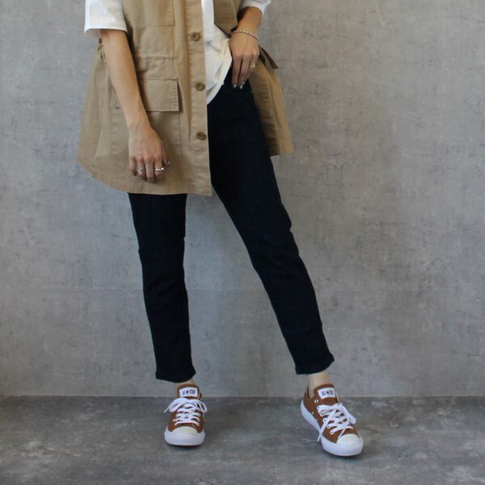 日本女裝代購 - Coolish 接觸涼感舒適快乾合身九分褲-白