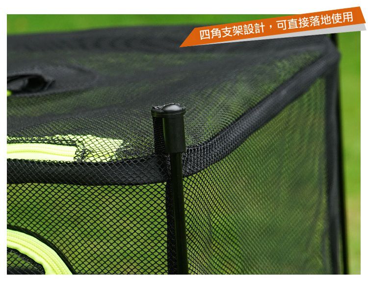 CLS - 可拆式四層晾曬網架-黑色 (98x39x39cm)