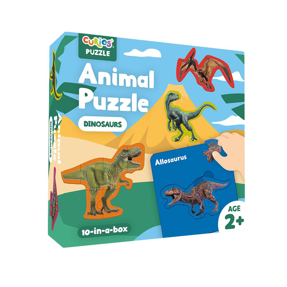 幼兒配對進階拼圖系列-恐龍世界(10款)