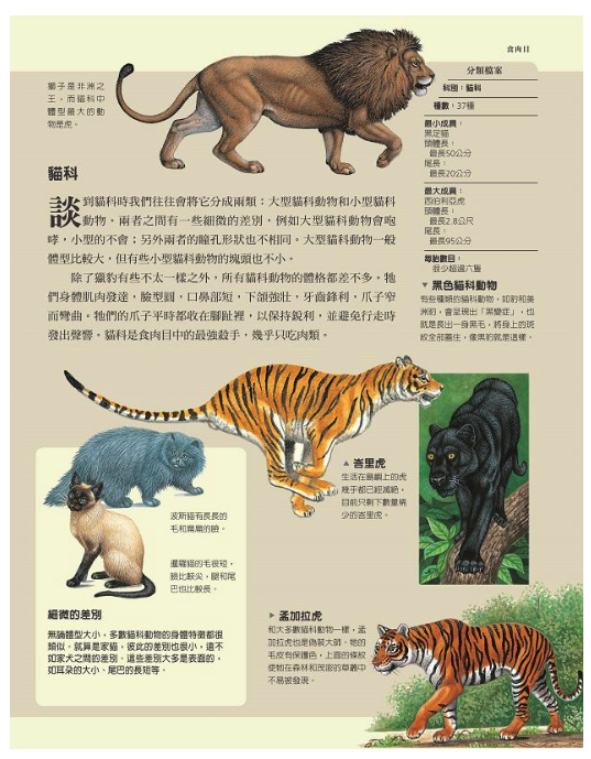 國家地理：哺乳動物圖鑑 (精裝 /93頁 /全彩印刷)