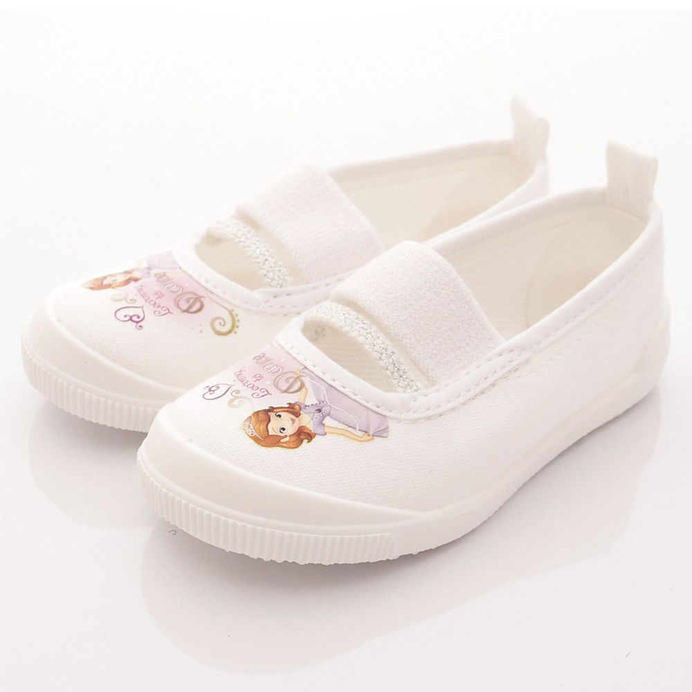 Moonstar日本月星 - 日本月星機能童鞋-2E日本製蘇菲亞室內鞋款(中小童段)-白