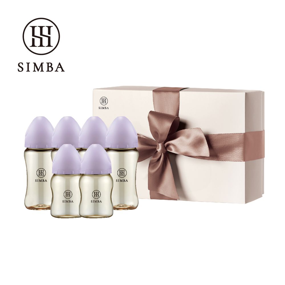 蘊蜜鉑金PPSU寬口奶瓶禮盒-紫芙