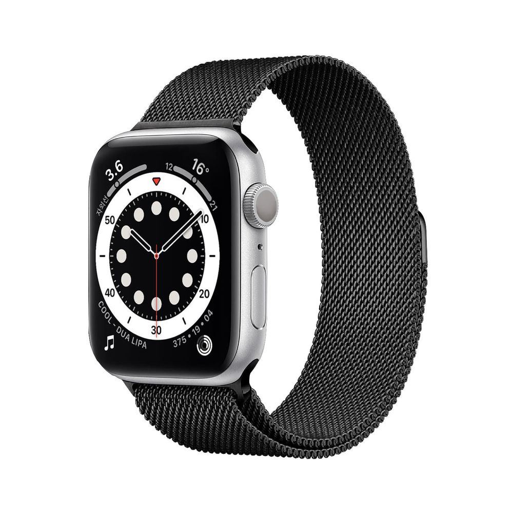 Apple Watch 米蘭金屬磁吸式錶帶-尊爵黑