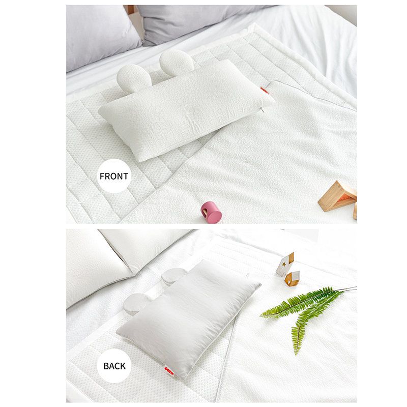 正韓Hello HiZoo - 3D Aqua Mesh 涼感兔耳造型抗菌防蟎雙面枕/涼感枕/護脊/護頸枕