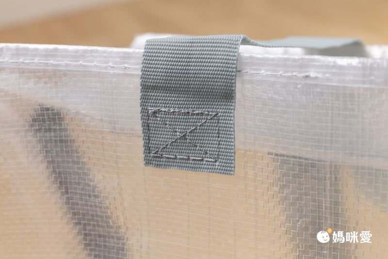 日本代購 - [日本主婦推薦] 半透明多功能衣物收納袋(可肩背/手提) 3入組-淺灰 (L(47x20x36cm))