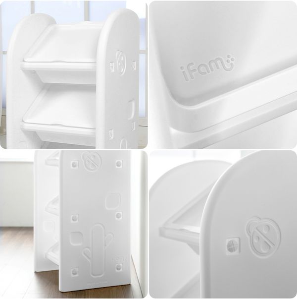 【韓國 ifam】夢幻兒童收納家具 書架收納組、多功能收納櫃