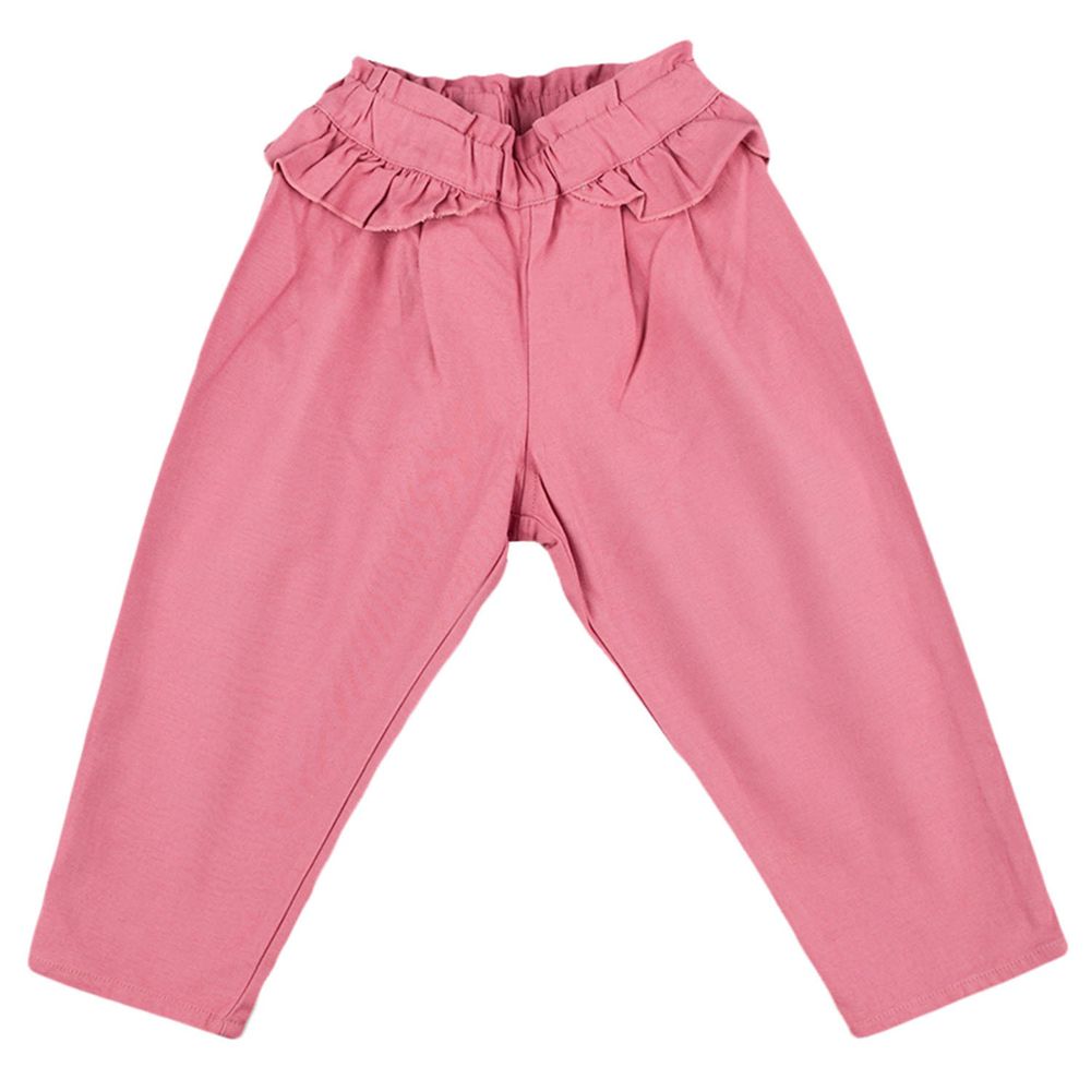 akachan honpo - 長褲-平織-粉紅色