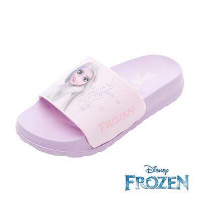 迪士尼Disney - 冰雪奇緣 童款 EVA拖鞋 FNKS51003-輕量防水x穿脫方便-粉紫-(小中大童段)