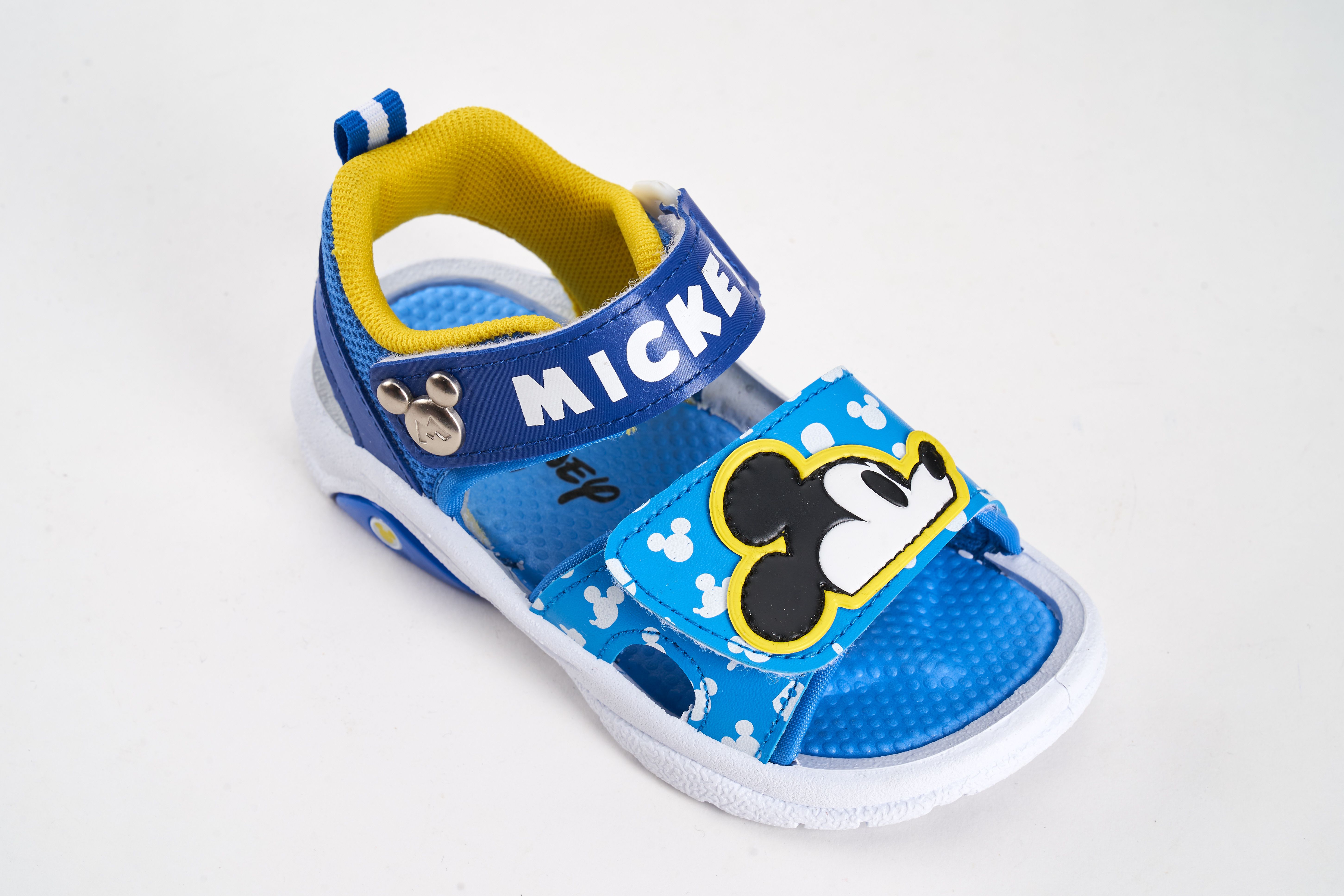 akachan honpo - 米奇經典造型休閒涼鞋-藍色