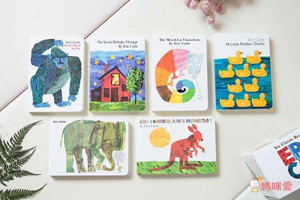全球知名童書大師艾瑞卡爾Eric Carle ★英文認知硬頁書★ 一歲就能入手～給幼兒最棒的英文學習禮物！