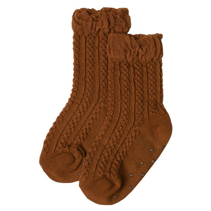 akachan honpo - 中筒襪5雙組-小花 (9~14cm)