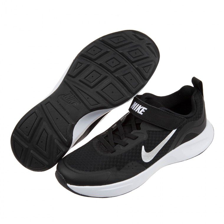 NIKE - WEARALLDAY黑色兒童運動慢跑鞋