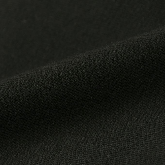 akachan honpo - 10分長經典褲 裏起毛-一般合身款-黑色