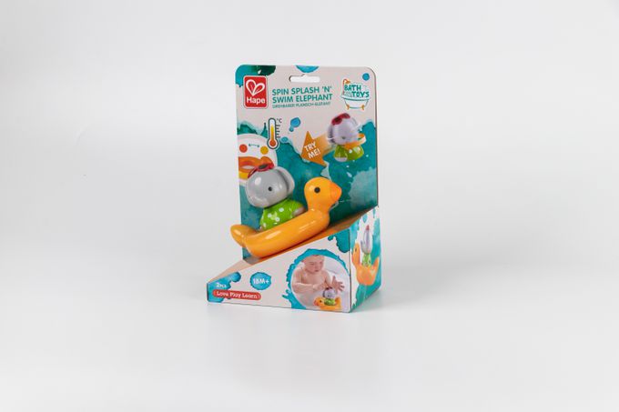 德國 Hape - 小象轉轉樂洗澡戲水玩具