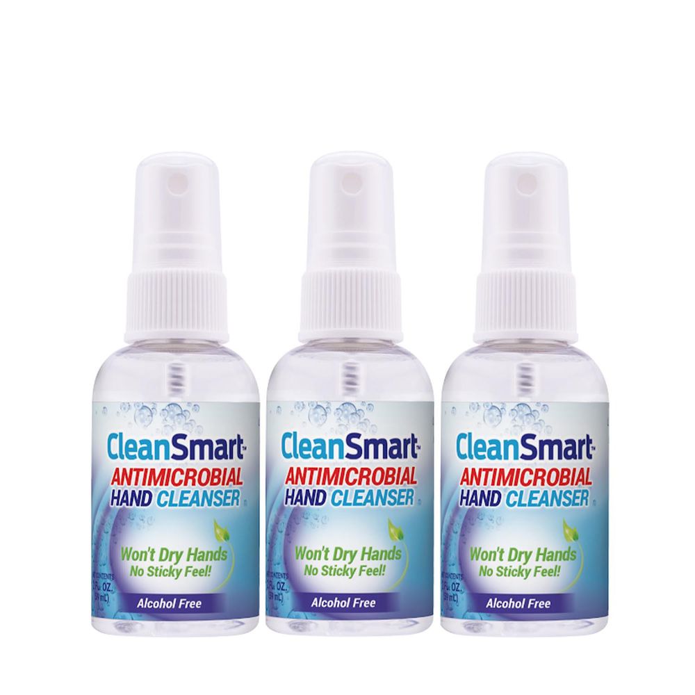 CleanSmart 潔可淨 - 親膚抗菌噴霧隨身瓶三入組-59ml*3
